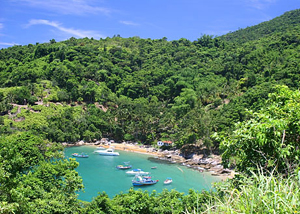 Praia da Fome em Ilhabela