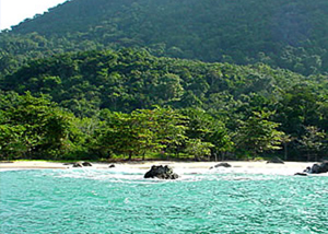 Praia da Ponta do Rabo Preso em Ilhabela