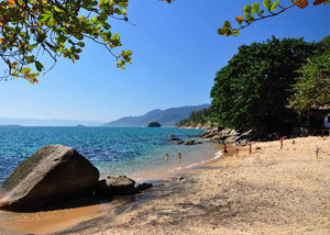 Praia do Portinho em Ilhabela